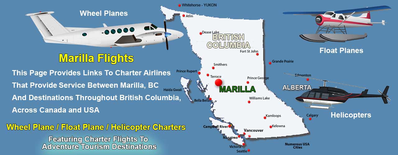 Marilla BC Air Charter Directory